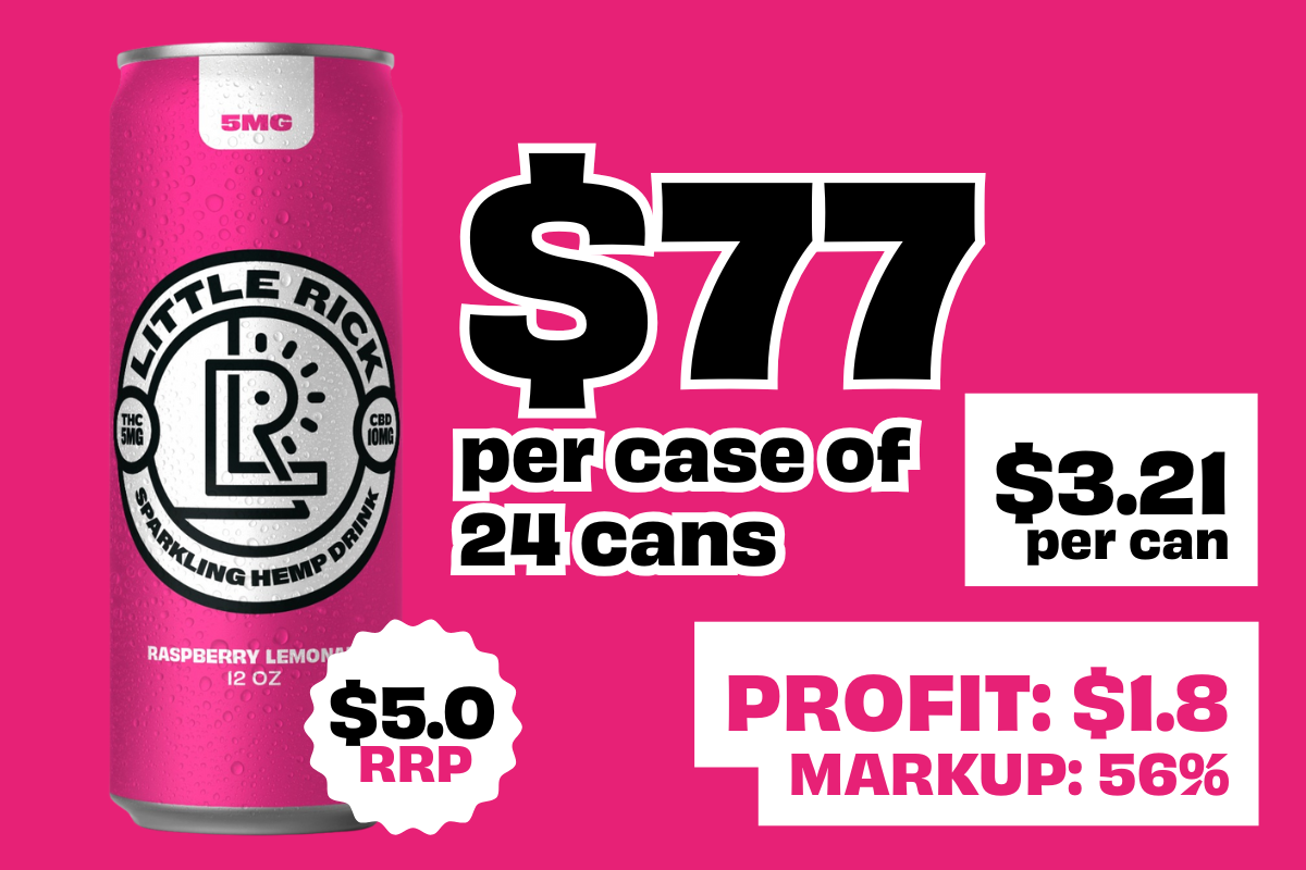 Raspberry Lemonade | 24 Case | Wholesale - A neatly arranged set of 24 bottles, showcasing a refreshing beverage ideal for bulk purchase.