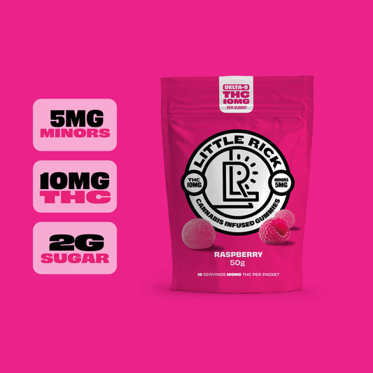 Raspberry - Rapid Onset 10mg Delta-9 THC Gummies