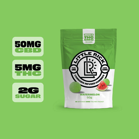 Watermelon - Rapid Onset 5mg Delta-9 THC Gummies