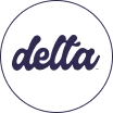 Delta THC seltzer logo