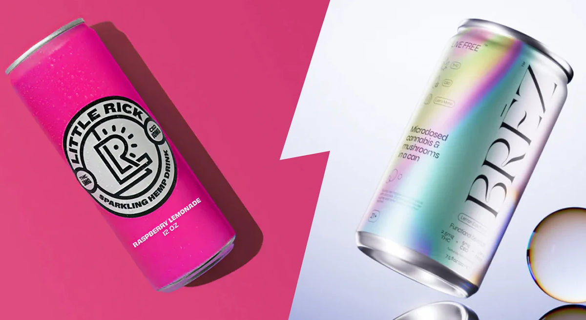Little Rick vs BRĒZ: USA’s Top THC Drink Face-Off