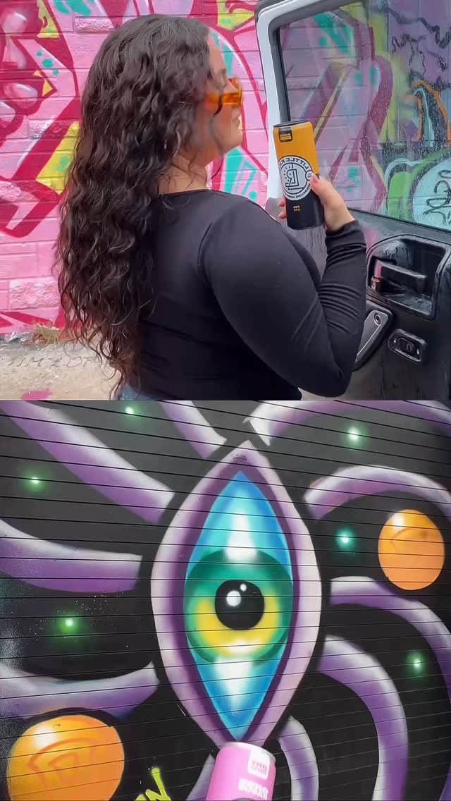 Little Rick by a street mural