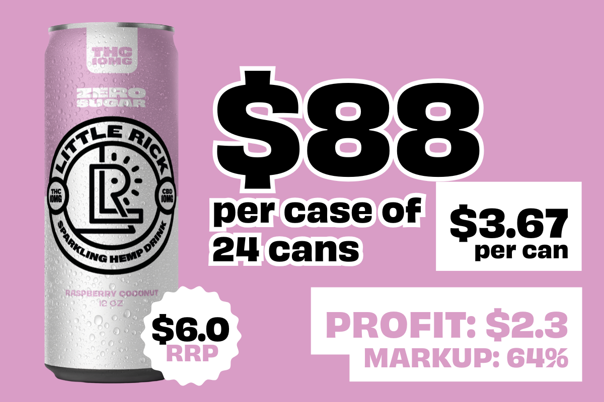 Raspberry Coconut  | 24 Case | Wholesale