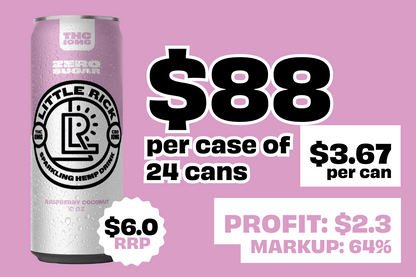 Raspberry Coconut  | 24 Case | Wholesale