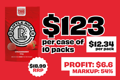Strawberry Gummies | 10 Case | Wholesale