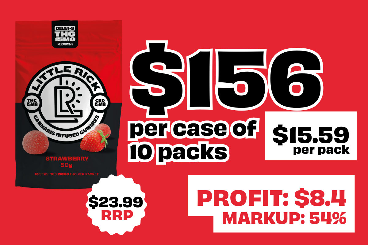 Strawberry Gummies | 10 Case | Wholesale