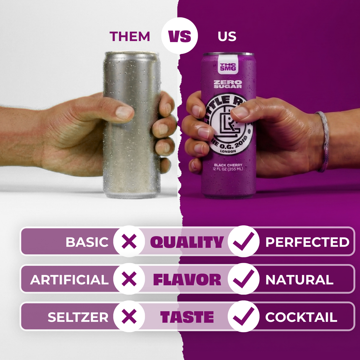 Black Cherry - 5mg THC Drink