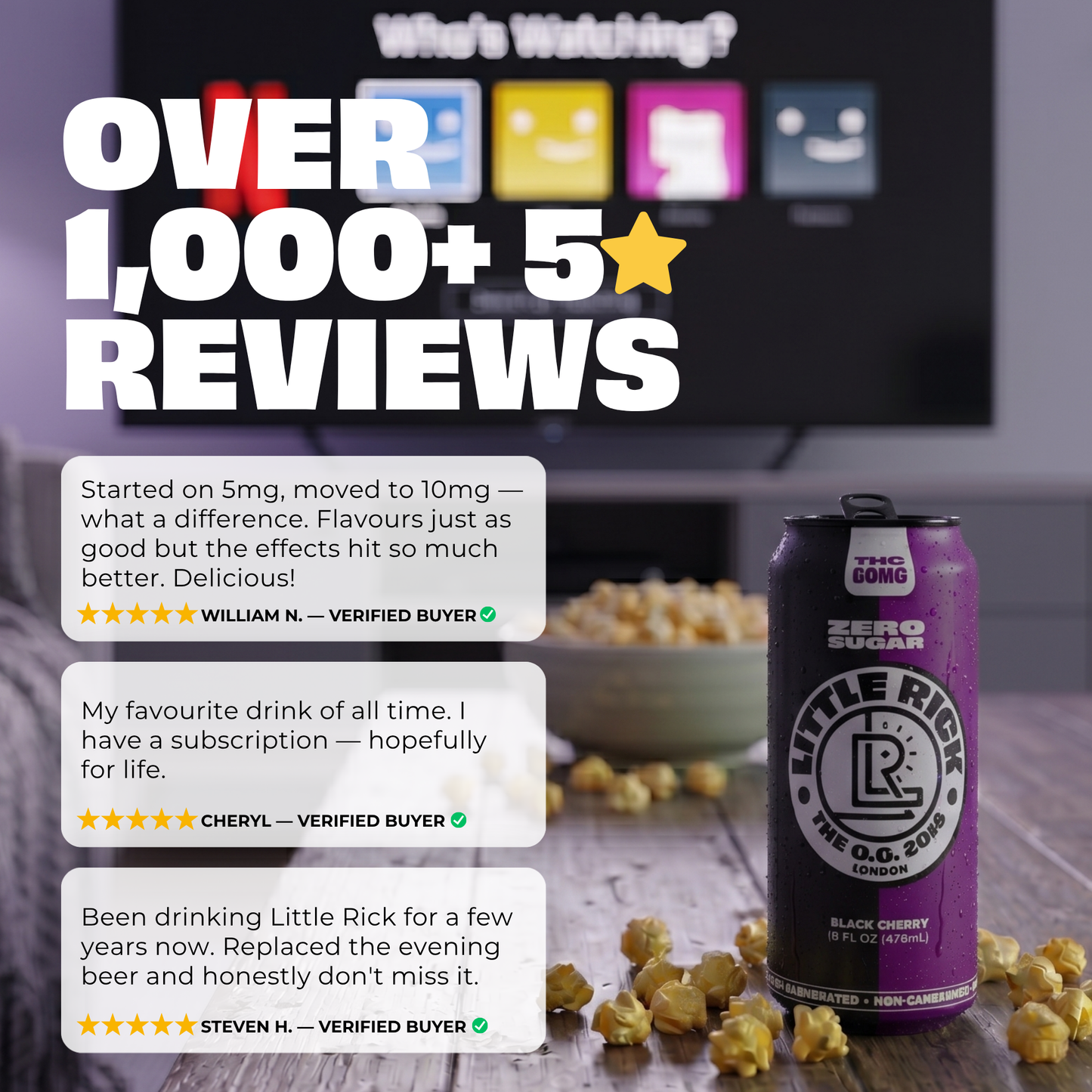 Black Cherry - 60mg THC Drink