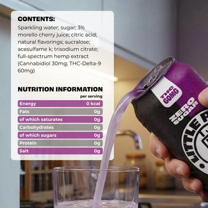 Black Cherry - 60mg THC Drink