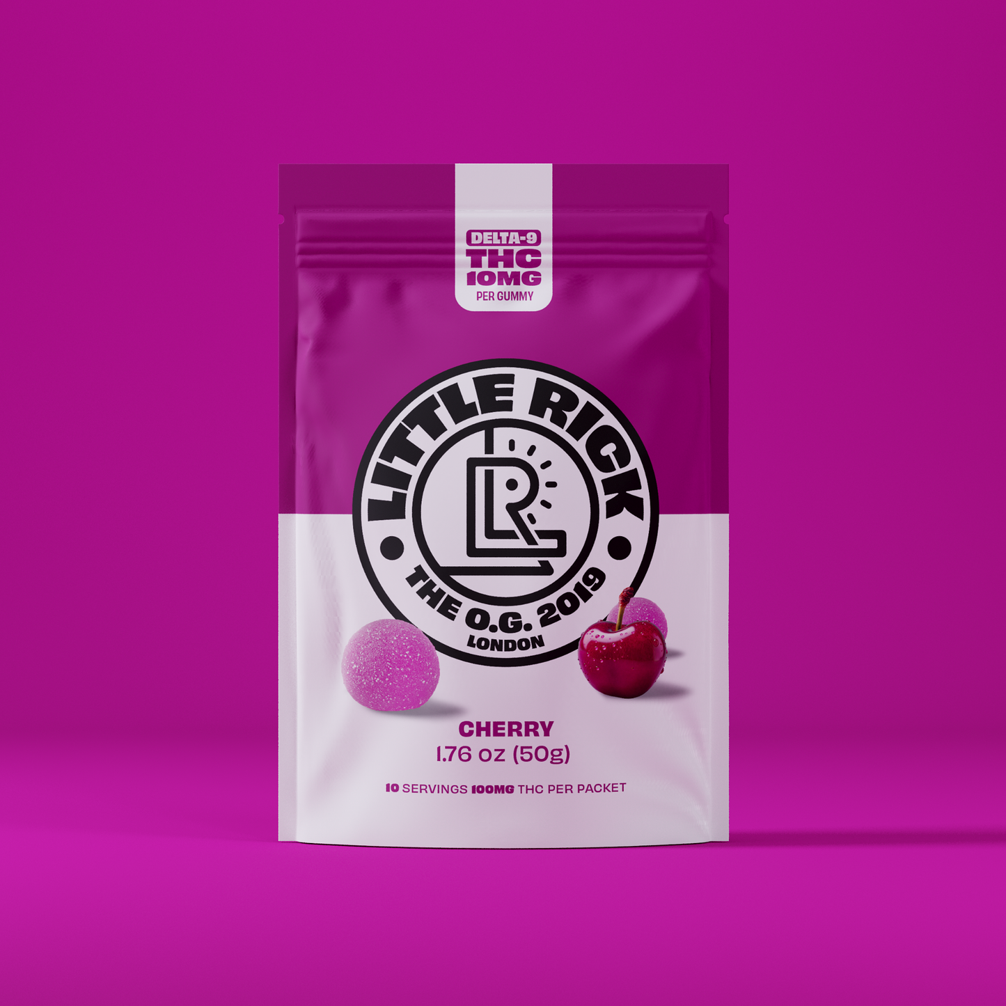 Cereza - Gomitas de Delta-9 THC de 10 mg de inicio rápido