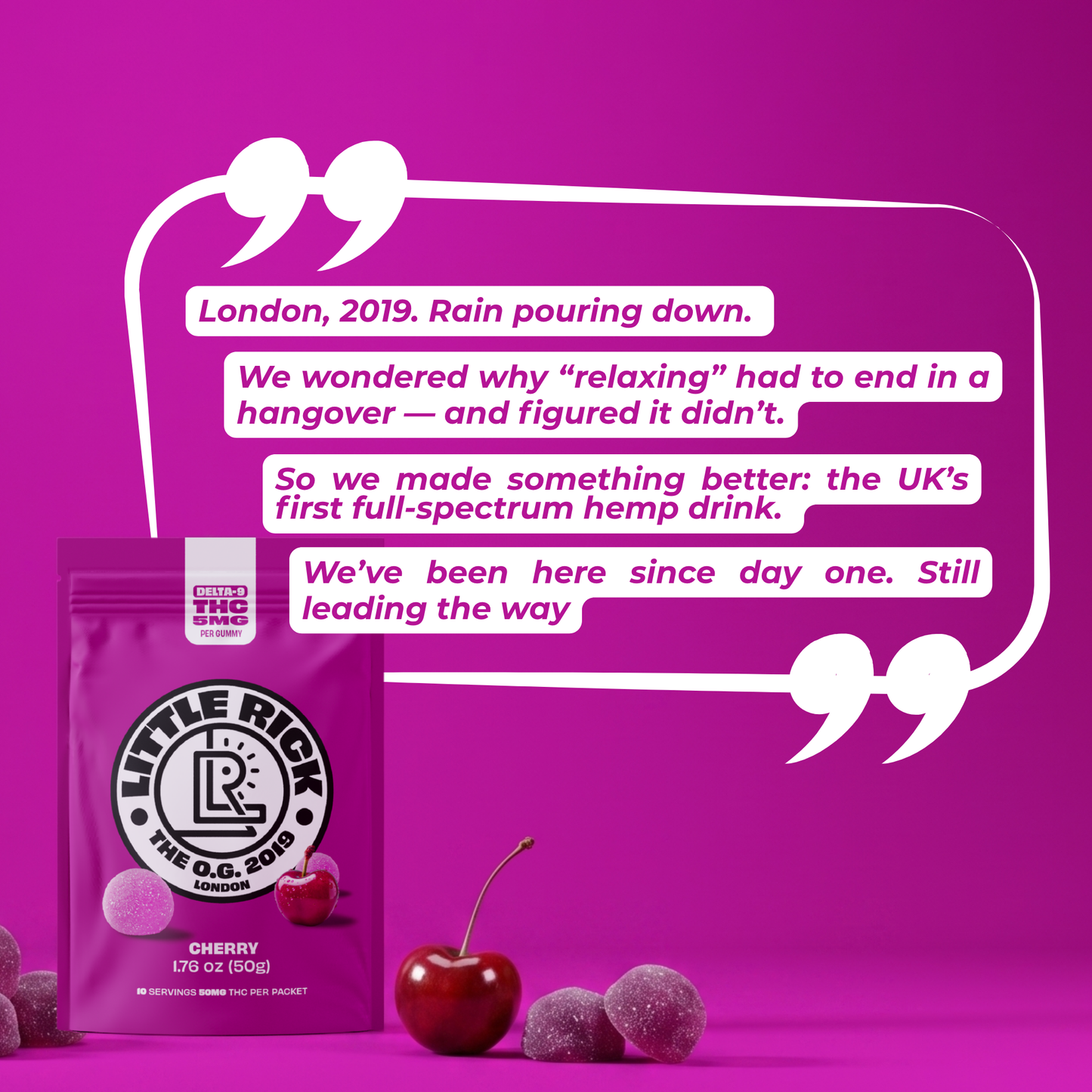 Cherry - Rapid Onset 5mg Delta-9 THC Gummies
