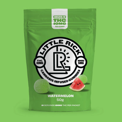 Watermelon - Rapid Onset 10mg Delta-9 THC Gummies