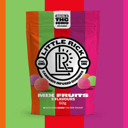 Mix Fruits - Rapid Onset 5mg Delta-9 THC Gummies