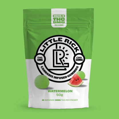 Watermelon - Rapid Onset 5mg Delta-9 THC Gummies