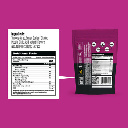 Cherry - Rapid Onset 15mg Delta-9 THC Gummies