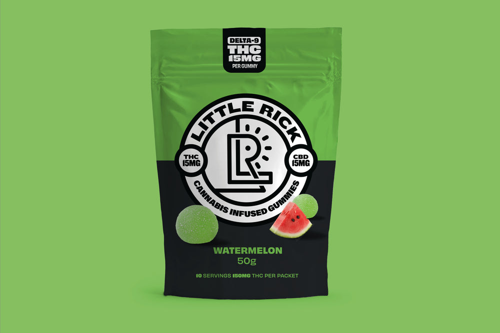 Watermelon - Rapid Onset 15mg Delta-9 THC Gummies