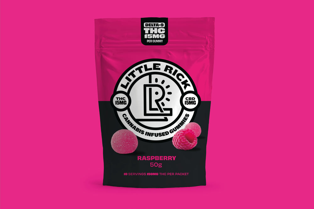 Raspberry - Rapid Onset 15mg Delta-9 THC Gummies