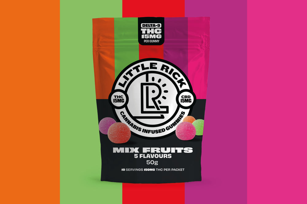 Mix Fruits - Rapid Onset 15mg Delta-9 THC Gummies