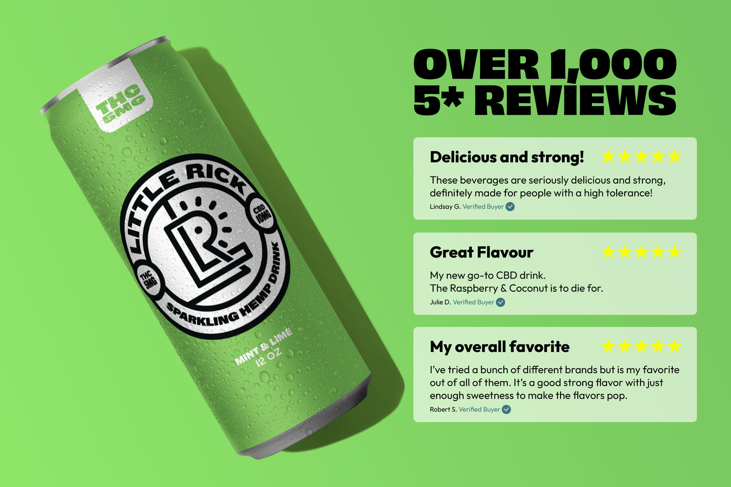 Mint & Lime - 5mg THC Drink