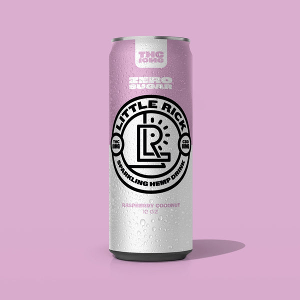 Raspberry Coconut – 10MG THC, 10MG CBD, Zero Cal – Little Rick US