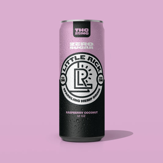 Raspberry Coconut - 25mg THC Drink