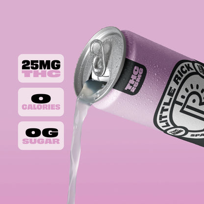 Raspberry Coconut - 25mg THC Drink