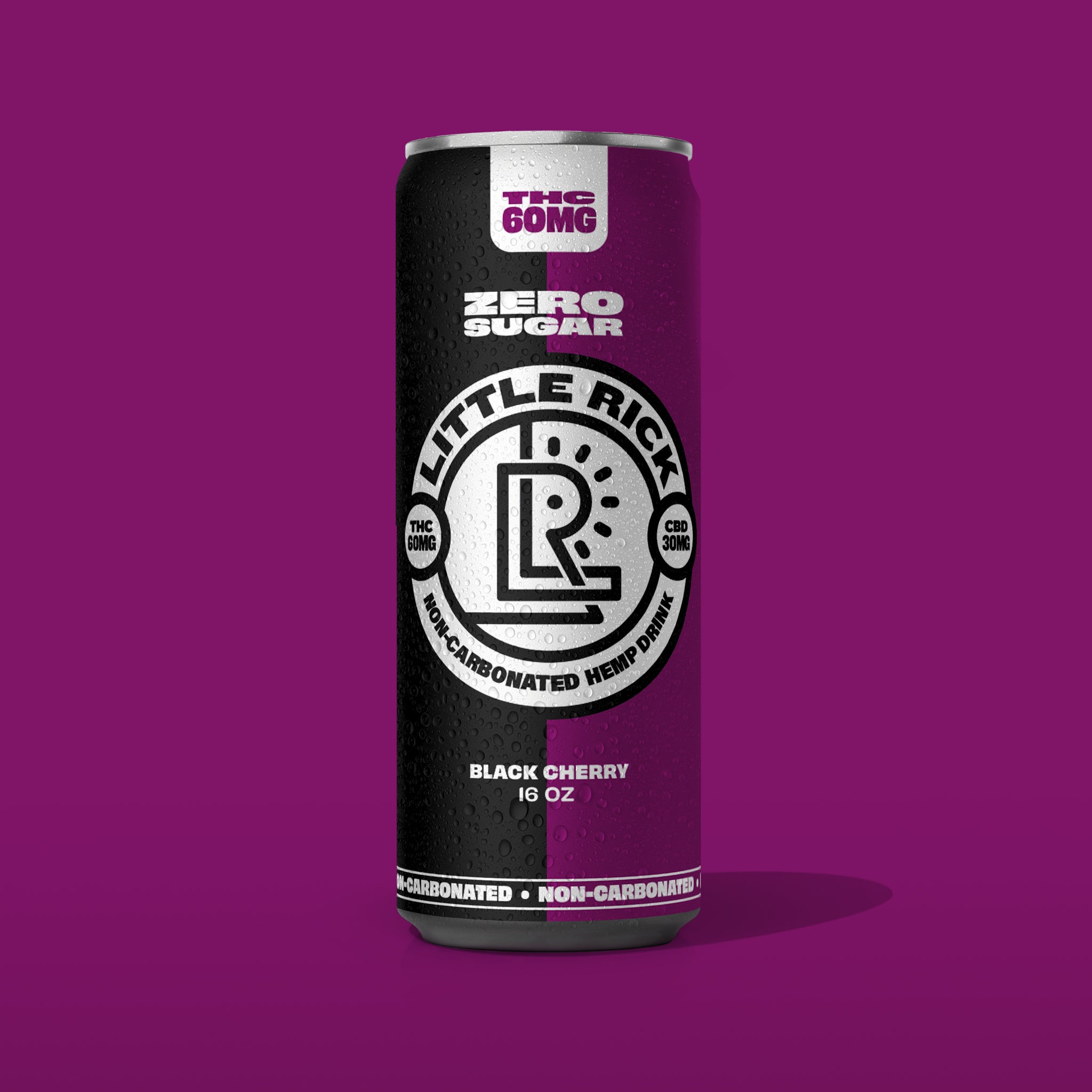 Black Cherry – 60MG THC & CBD Drink – Little Rick US