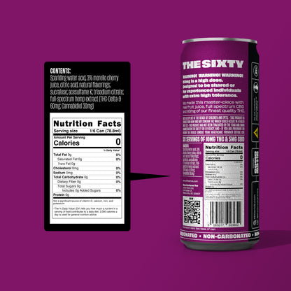 Black Cherry - 60mg THC Drink