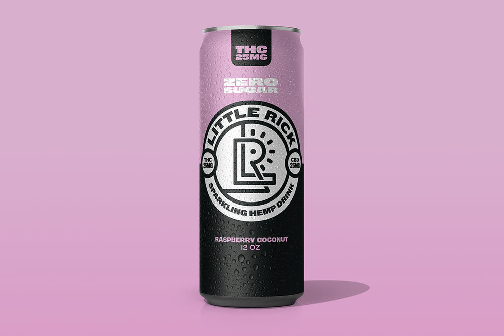 Raspberry Coconut - 25mg THC Drink