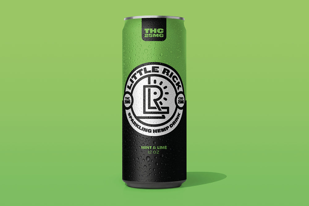 Mint & Lime - 25mg THC (4-Pack) displayed in sleek packaging, highlighting the refreshing combination of mint and lime, perfect for a balanced and enjoyable experience.