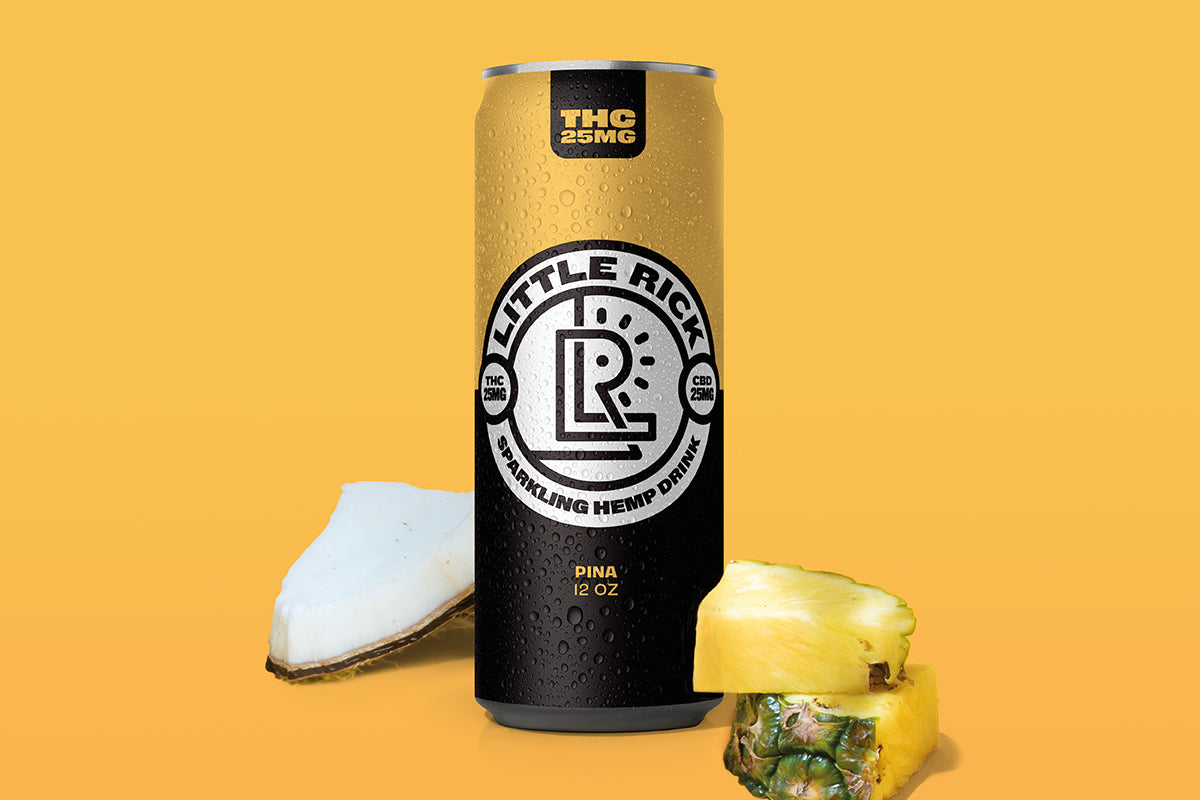 Piña - 25MG THC, 25MG CBD Drink – Little Rick US