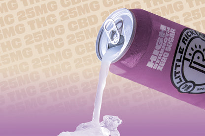 Raspberry Coconut - 25mg THC Drink