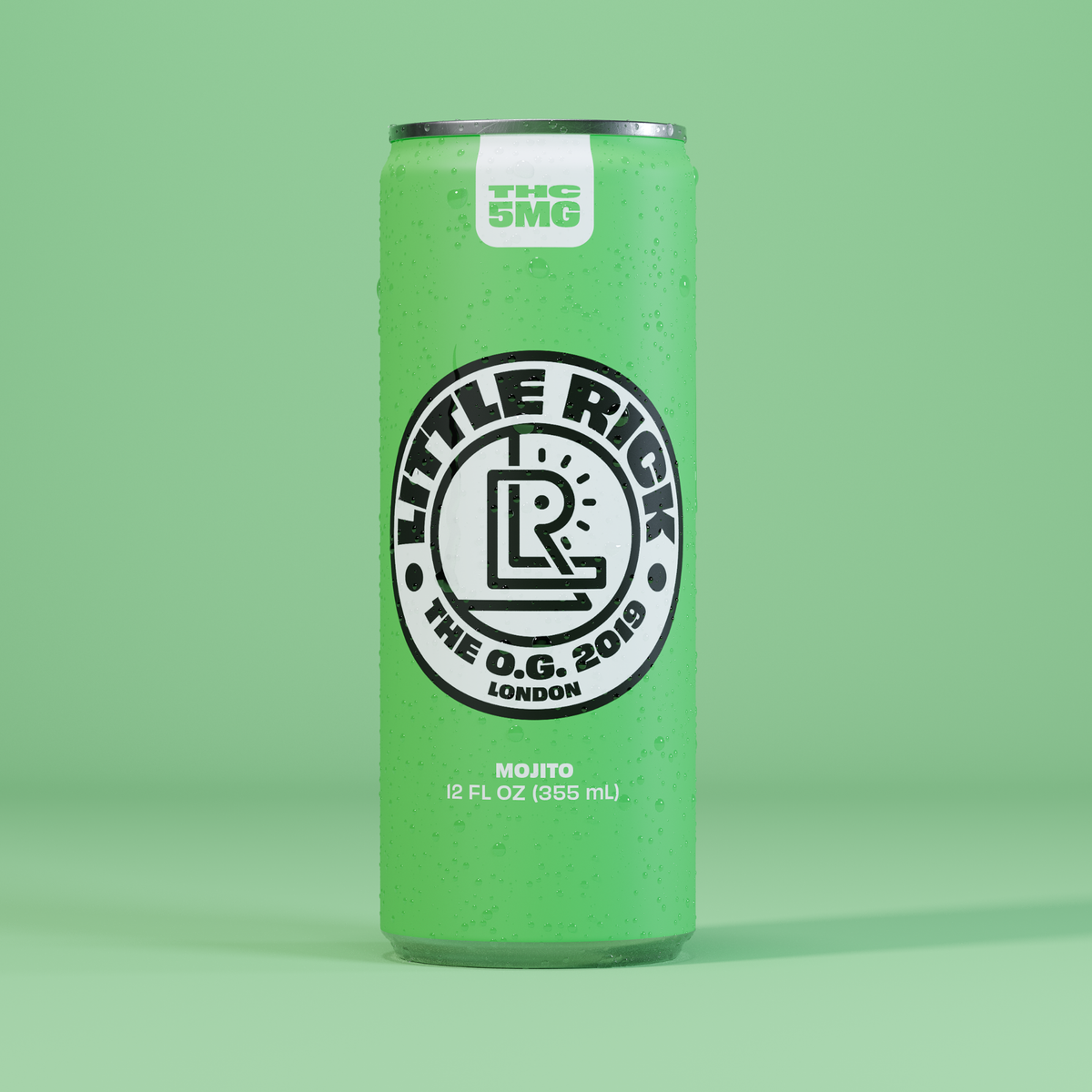 Mint & Lime 5mg THC Drink