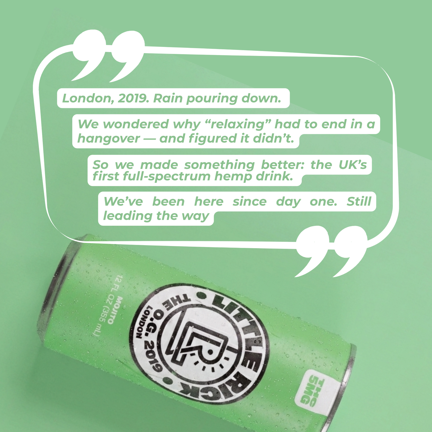 Mint & Lime - 5mg THC Drink