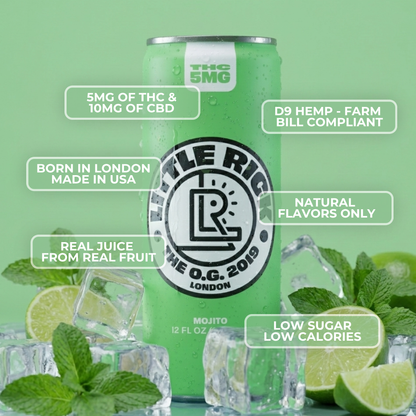 Mint & Lime - 5mg THC Drink
