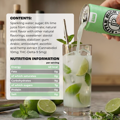 Mint & Lime - 5mg THC Drink
