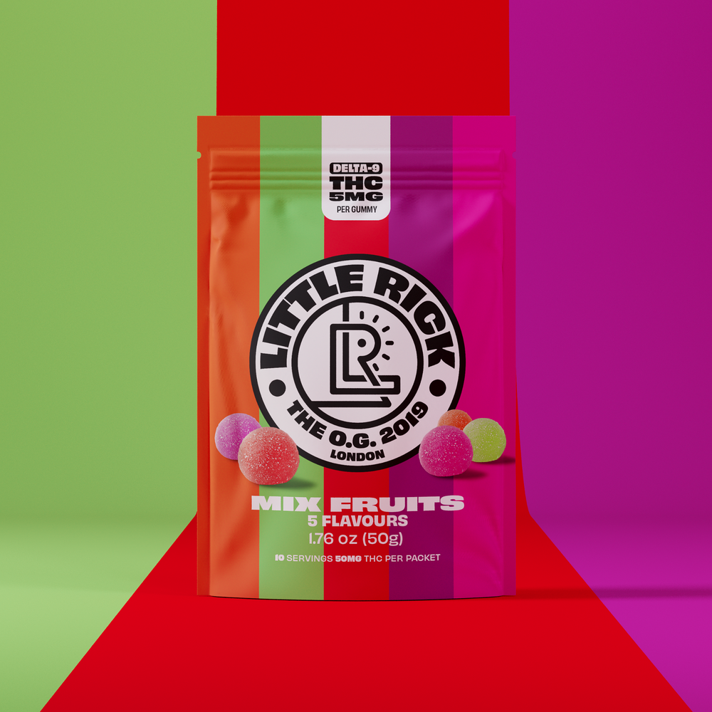Mix Fruits - Rapid Onset 5mg Delta-9 THC Gummies