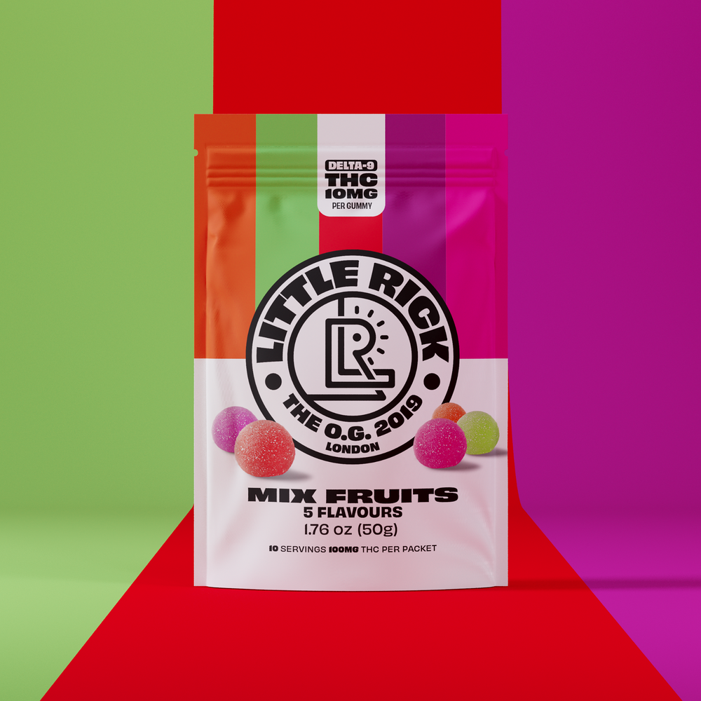 Mix Fruits - Rapid Onset 10mg Delta-9 THC Gummies