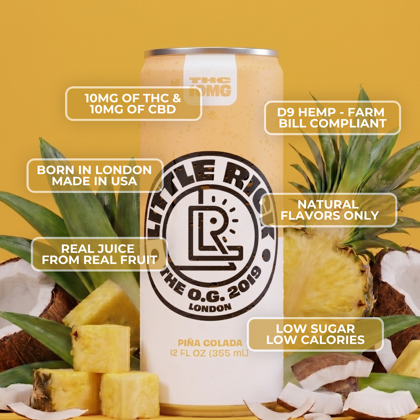 Piña - 10mg THC Drink