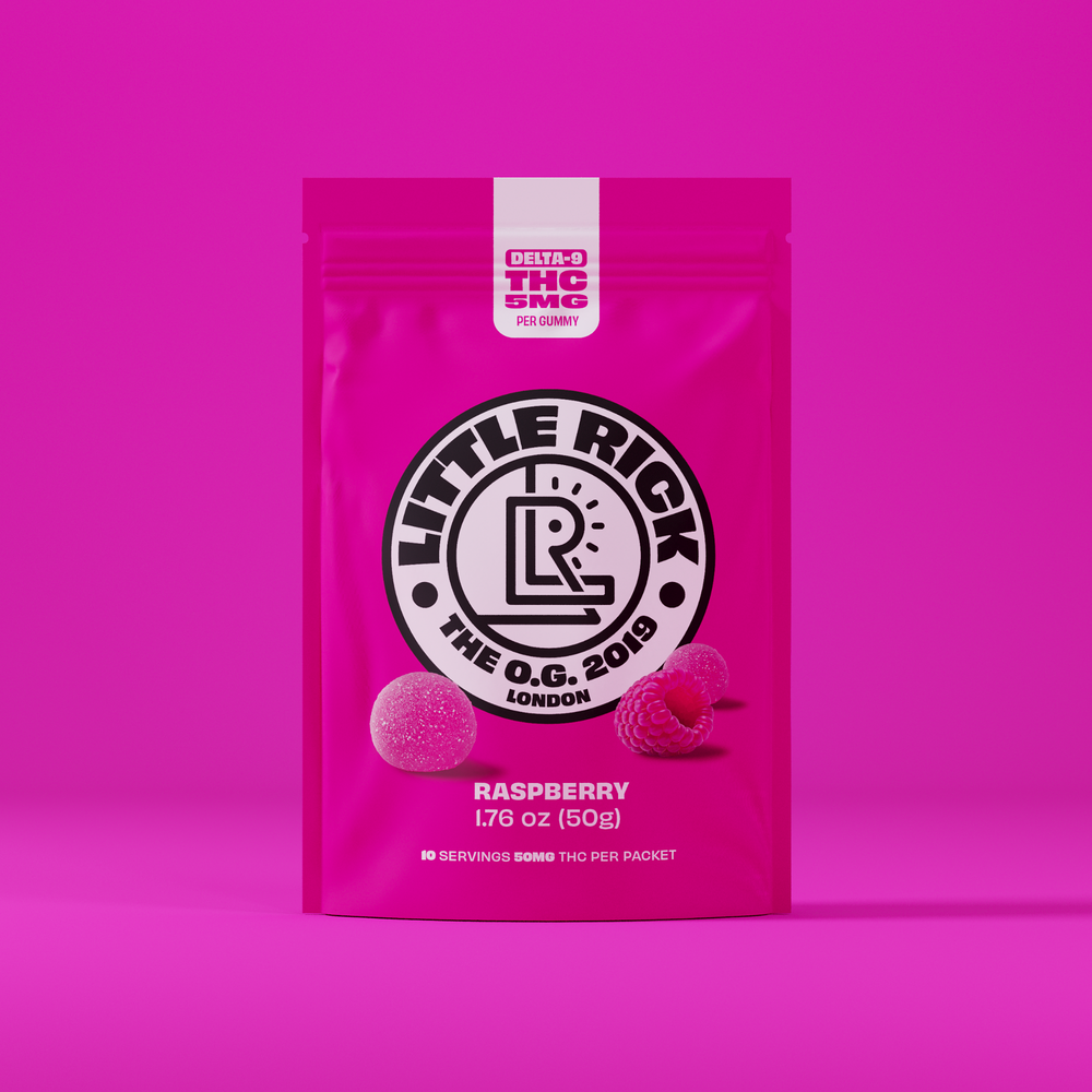 Raspberry - Rapid Onset 5mg Delta-9 THC Gummies