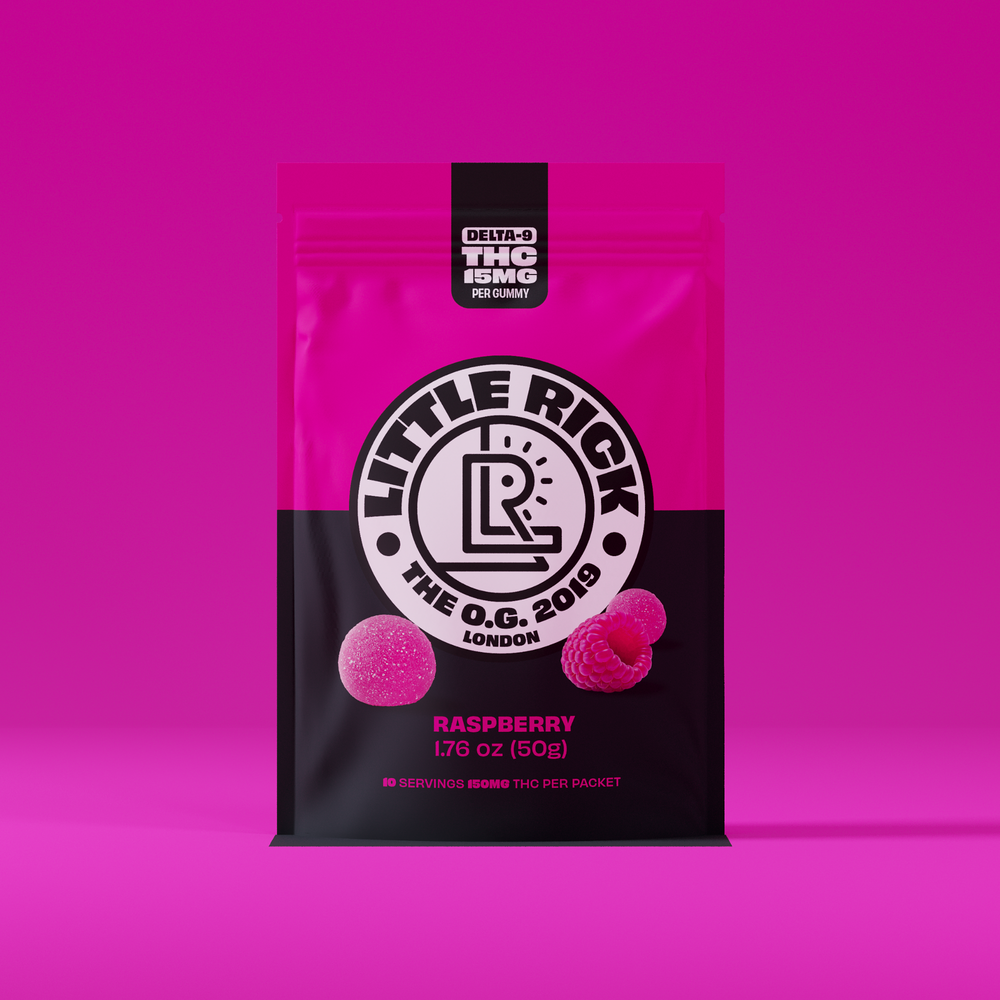 Raspberry - Rapid Onset 15mg Delta-9 THC Gummies