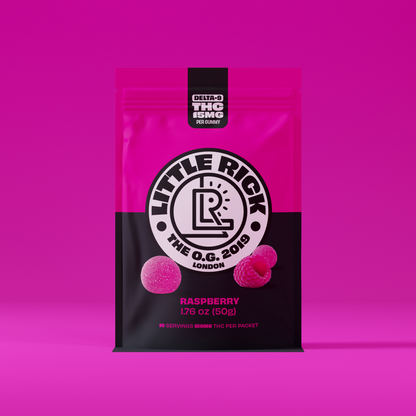 Raspberry - Rapid Onset 15mg Delta-9 THC Gummies