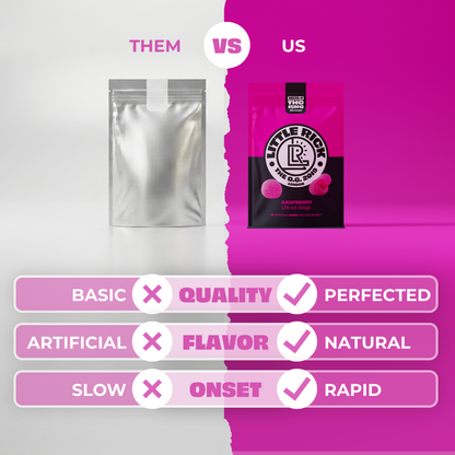 Raspberry - Rapid Onset 15mg Delta-9 THC Gummies