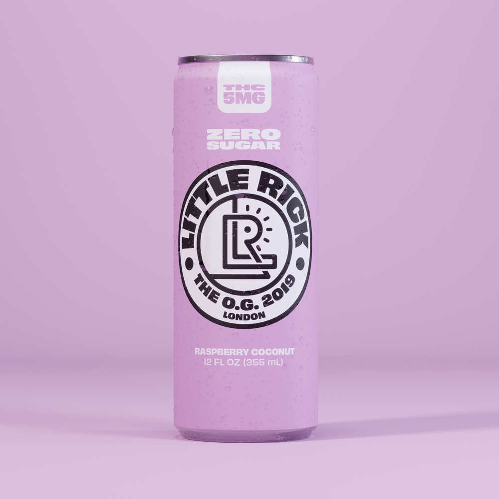 Raspberry Coconut - 5mg THC Drink