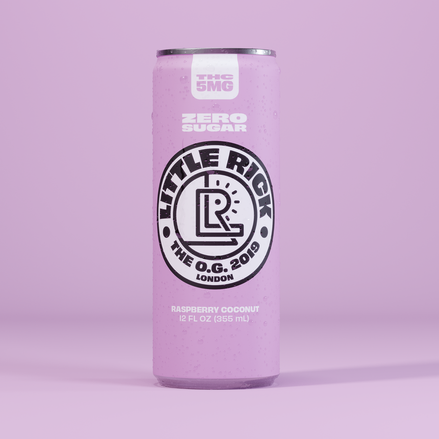 Raspberry Coconut 5mg THC Drink