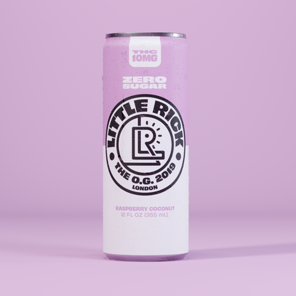 Raspberry Coconut - 10mg THC Drink