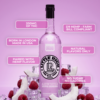 Raspberry Coconut 200MG THC Spirit