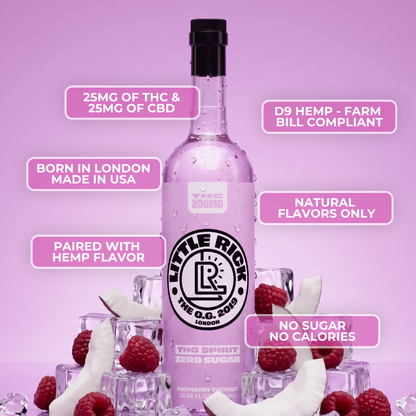 Raspberry Coconut 200MG THC Spirit