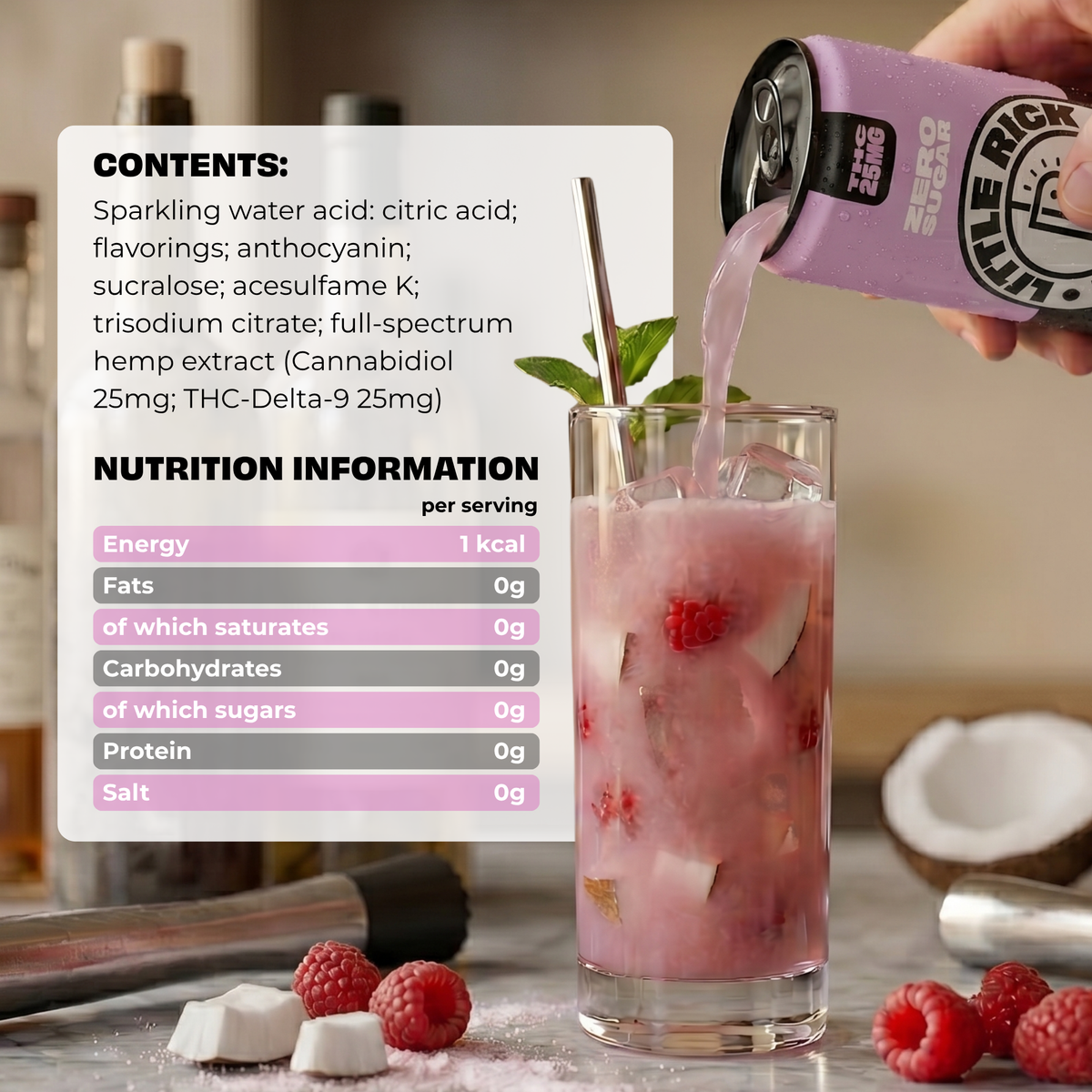 Ingredientes e información nutricional