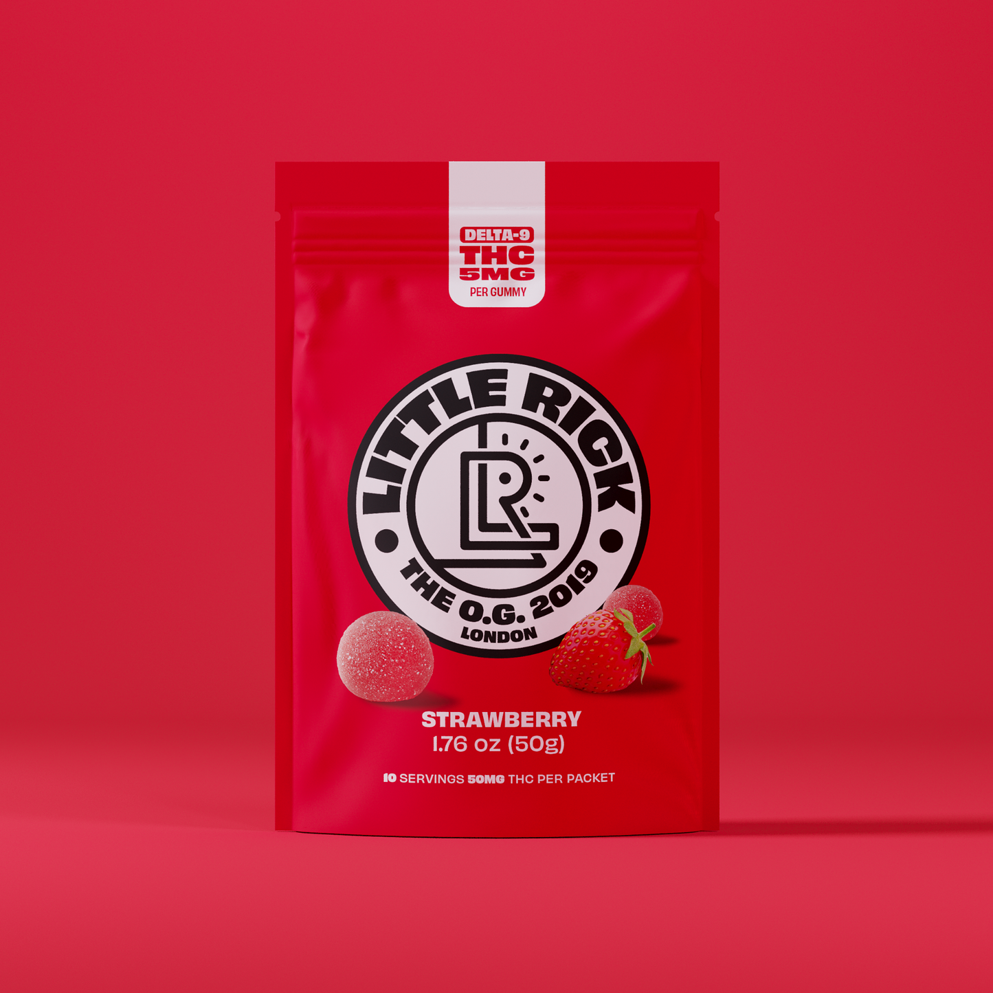 Strawberry - Rapid Onset 5mg Delta-9 THC Gummies